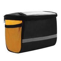 Outdoor Bike Pouch Cycling Equipment Pannier Bike Handlebar Bag Front Tube Basket Bicycle Bag geltona