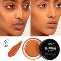 QICIY 6-Color Concealer Palette: Acne & Dark Circle Coverage, Long-Lasting, No Caking, Skin Smoothing Foundation. 15g