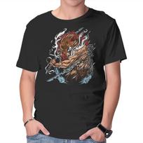 Unisex Crew Neck T-Shirt The Blades Of Inosuke Graphic Short Sleeve Casual Tee M