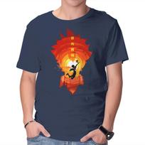 Unisex Crew Neck T-Shirt The Strongest Shoyo Graphic Short Sleeve Casual Tee XXL
