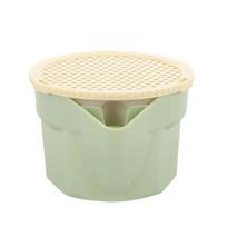 Cat Grass Growing Cup Soil-Free Hydroponic Planter for Cats Reusable Self-Watering Container with Grid Cover for Indoor Use FZ-06 One Size žalia