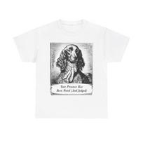 Elegant Cocker Spaniel Dog Shirt Victorian Animal Dog Tee Funny Pet T-Shirt Vintage Animal Art Sassy Regal Clothing S