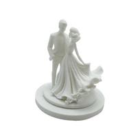 Black and White Design Bride And Groom Statues Wedding Desktop Figurine  Home Tabletop Decor balta