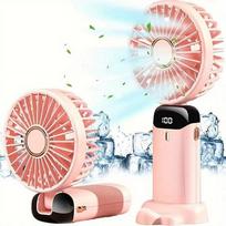 Portable Handheld Fan, USB Rechargeable Cooling Fan, Adjustable Fan for Home Office School Travel, Room Accessories