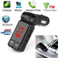 LCD Bluetooth voiture Glamour Kit Chargeur Transmetteur FM USB MP3 mains libres pour iPhone XYQ61210121_1909