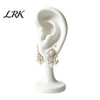 Earring Display Stand for Desk Human Ear Holder, Shaped Jewelry Stand, Storage Desktop Organizer Organizer, Home Dresser Store Counter Use Earrings balta