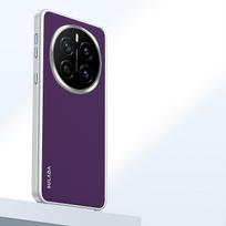 SULADA For Honor Magic7 5G Case Frameless PU PC Back Phone Cover - Purple White įvairiaspalvis
