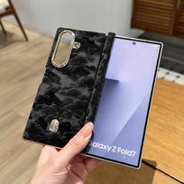 case for Samsung Z FOLD 7 6 5 Double axis protective case full coverage vegan leather Shock Proof tough shell Anti-Fingerprint Galaxy Z Fold7 juoda