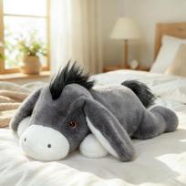 Mielas Asiliukas Ponis Lėlė Pliušinis Žaislas Vaikų Gimtadienio Dovana Lėlė Pagalvė/Pagalvėlė Kalėdinė Dovana Šeimai ir Draugams 30-60CM 30cm gray