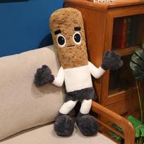 55/80cm Humanoid Plush Cigar Cigarette Toy Stuffed Kawaii Bolster Plushie Arms and Legs Man Gift