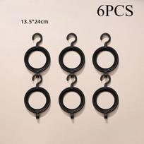 6/8pcs Wig Hat Bag Storage Rack Plastic Stackable Hook Organizer Home Closet Door Punch Free Hanger Multi Use Hanger