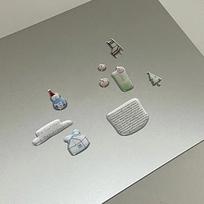 Computer Stickers, Funny Three-dimensional Jelly Planner Decorative Stickers Mobile Phone Stickers