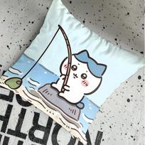Kawaii C-Chiikawas Sleeping Pillowcase Decorative Pillowcases New Christmas Decoration Ornamental Pillow Home Decorations Peach skin 18*18(CM)-1Pcs