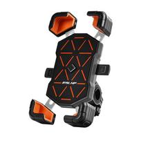 Bike Phone Mount Holder Handlebar Mounted Cell Phone Holder for Bike Universal Bicycle Phone Mount for  4.5 - 7.2 inch oranžinė