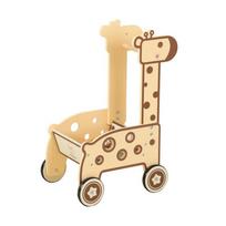 Multifunctional Solid Wood Baby Stroller and Walker