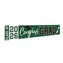 Graduation Banners Celebrating Graduation Celebrations Party Decorations Flags Cloth One Size žalia