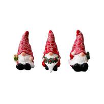 Christmas Gnome Cement Statue - Beard Dwarf Decoration for Garden, Patio, and Home one size
