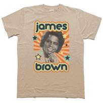 James Brown Unisex Tshirt Stars (Small) S