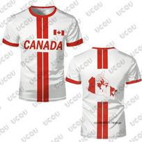 Summer Canada Football Jersey For Men Women T Shirt Outdoor Sports Quick Dry Surfing Tees Casual Clothes Kids/Adult Tops S