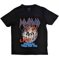 Def Leppard Unisex TShirt Pyro World Tour (Small) S