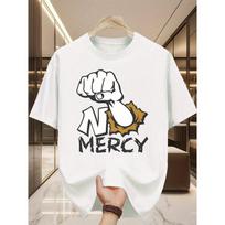 The No Mercy Series Men'S Round-Neck T-Shirt Features a Street Style, Trendy Fashion, And a Strong Sense of Individuality S balta