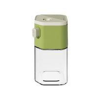 Precisions Seasoning Dispenser Glass Shaker Air Tight Seal Double Functionality Spices Container For Home Cooking žalia