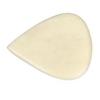 Guitar Bass Pick with Concave Design Natural Ox Bone Heart Shape Playing Pick for Stringed Instruments