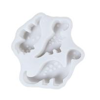 Flexible Silicone Dinosaur Mould for Plasters Cement Art Projects and Party Decoration Supplies 1