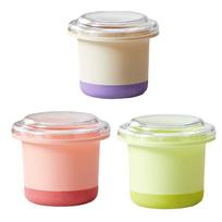 3 Pack Durable Ice Cubes Molds for Slushies Machines Safe Plastic Trays Convenient Size for Effortlessly Storage