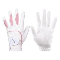 Professional Women's Sport Gloves Comfortable Golf Mittens Ladies Golf Gloves  Palm Protection #18 rožinė