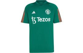 Adidas Manchester United Tiro 23 Treniruočių marškinėliai Futbolo marškinėliai Vyriški Žali IQ1527 XXL