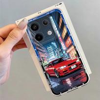 Japanese JDM Drift Car Case for Xiaomi Redmi Note 14 Pro Plus 12S Note 13 10S 12 14C 11S 11 13C A4 9 10 Soft Phone Cover Redmi Note 13 Pro+ 5G