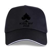 Naujas Juokingas pokeris Kiss My Ace kortų žaidimas Spades beisbolo kepuraitė