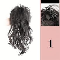 LISI HAIR Sintetinė letenėlė, ilga garbanota banguota arklio uodegos segtukas, priauginamiems plaukams Minkštas perukas moterims Kasdienio naudojimo plaukų aksesuarai 30cm