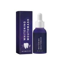 Violetinis dantis balinantis burnos skalavimo skystis Švelnus ingredientas dantis, valo dėmes ir pašalina kvapus(30 ml)