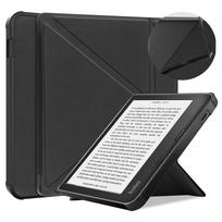 Planšetinio kompiuterio dėklas Kobo Libra 2, Folio Slim lengvas kietas apsauginis dėklas su daugia kampų stovu for Kobo Libra 2 juoda