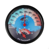 Reptile Box Analog Temperature Humidity Meter Pet Supplies Hanging Hygrothermometer mėlyna