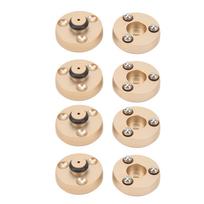 HiFi kolonėlių izoliacinės kojelės, smūgių amortizatoriai, 39x24mm aliuminio vibracijos slopintuvai su rutuliukais skirti auksas
