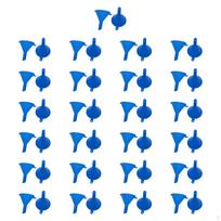 50 Partial Set with Tiny Fungers, Liquid Transfer Funnel, Small Multi -purpose Fluids for Filling mėlyna