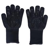 Heat Resistant Gloves 500 celsius  31cm Hot Proof Mitts Cooking Tool for BBQ Oven Welding
