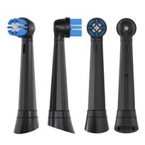 4Pc Replacement Brush Head For Oral B io10/9/8/7/6/5/4/3/2 Cross Clean Action Electric Toothbrush Heads Suitable Nozzle