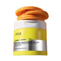 Anua Vitamin C Niacin Tone-Up Pads 60 Sheets – Brightening Dark Spot Care Toner Pads