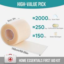 Hydrocolloid Roll Waterproof Pimple Patches Absorbent Flexible Tape Adhesive Dressing for Blister Burn Pimple Skin Heel Daily