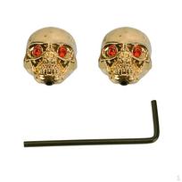2 Pieces Skull Knobs w/Wrench Set for Electric Guitar Practicers auksas