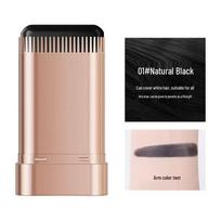 BRH Waterproof Hair Touch-up Stick with Comb - Sweatproof, Disposable Cover for White Hair