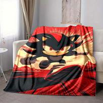 1pc Shadow Sonic Flannel Blanket, Soft Skin Friendly with Digital Printing, Various Sizes Available for Family, Friends, Birthday 80x120cm