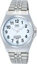 Citizen Silver Solar Water Resistant to 5 ATM Q&Q Men's Watch, H980-204,