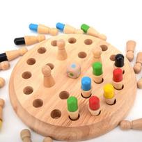 Memory Chess Memory Game Wooden Children Early Educational Toys Board Games random #1
