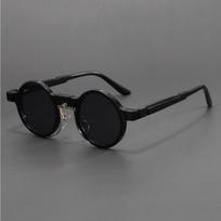 Latest Steampunk Round Personalized Sunglasses Hip-hop Trendy Sunglasses Fashionable Men's and Women's Sunglasses