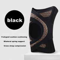 Thin Sports Knee Sleeves with Cross Straps, Universal for Running & Fitness, Elastic Comfort Fit M juoda